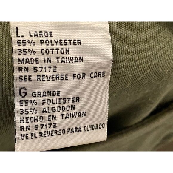 Jaclynn Smith Sport Womens Size Large Top Olive Color Short Sleeve - Picture 7 of 11